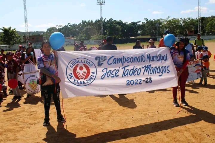 Inauguración del segundo campeonato municipal criollitos del orituco