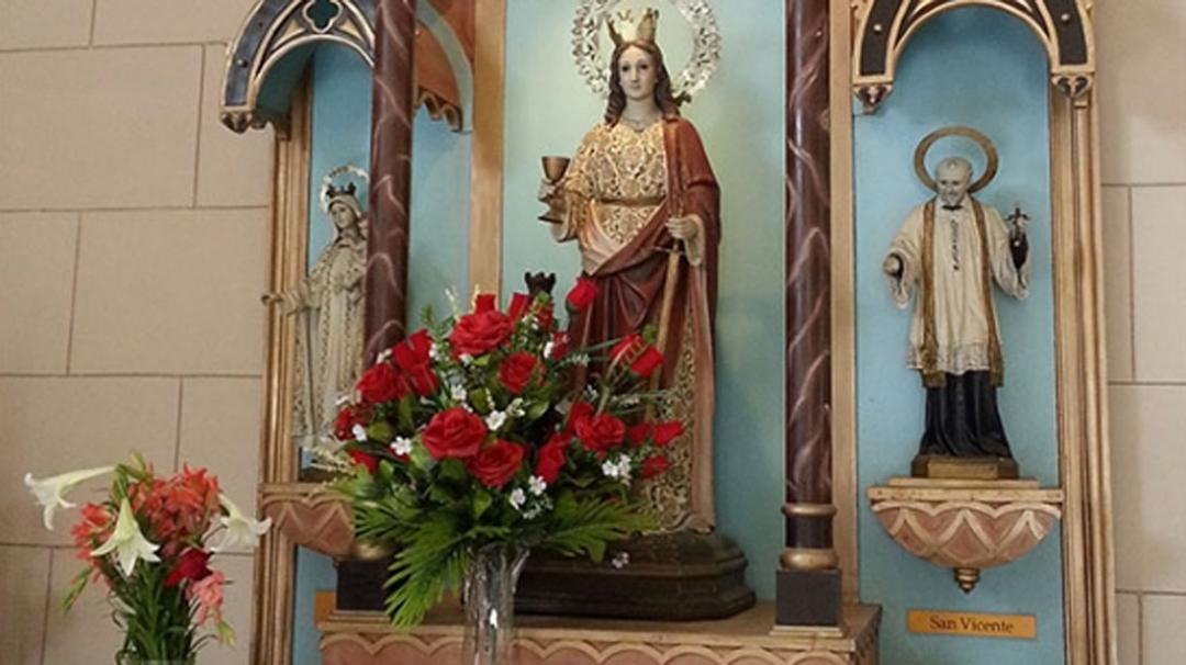 Católicos celebran este domingo a Santa Bárbara, 