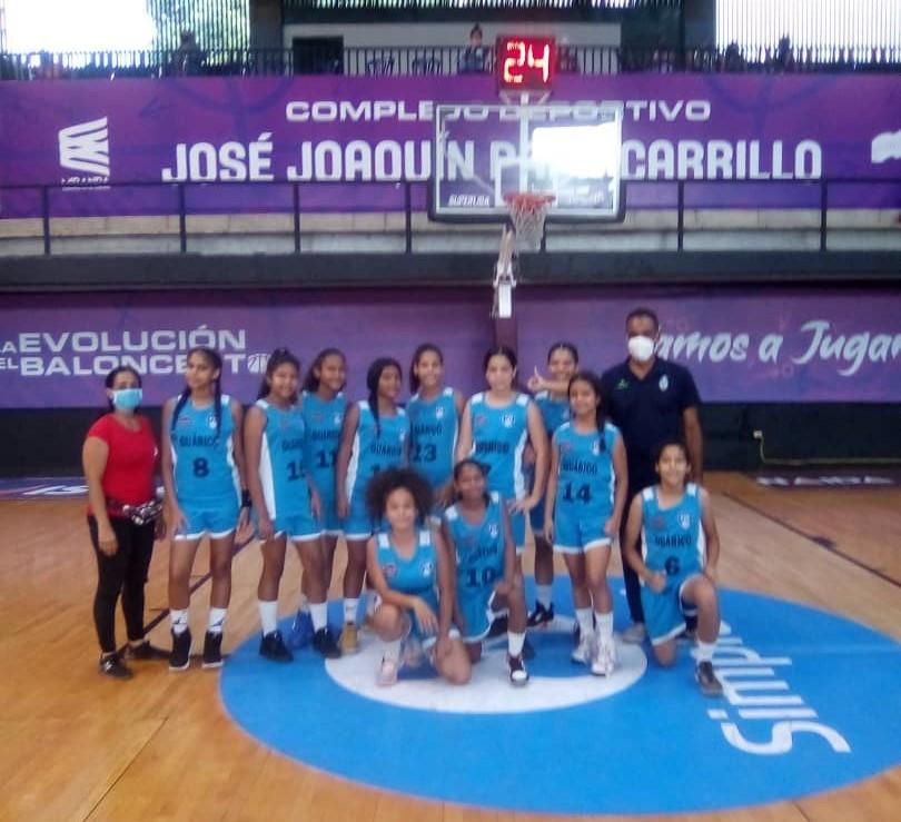 Equipo femenino de baloncesto del estado Guárico nos representó en el nacional de Miranda