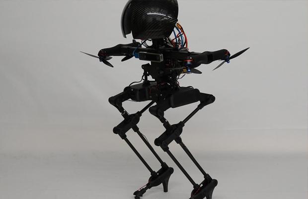 Especialistas crearon un robot capaz de volar y caminar
